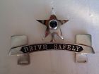 00056 License Plate Topper Saftey Star Tags Chevy