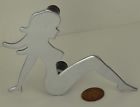 0760479900316 Chrome Mudflap Girl Sitting