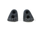 10045-335 Unbranded Alfa Romeo Spider Door Strikee Rubbers Set Pcs New