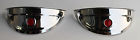 10449 Pair Red Jeweled Headlight