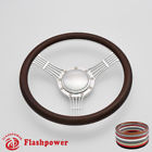 121001-q-mh2 Flashpower Billet Steering Wheel Fullwrap Banjo Wrangler Yj 840529111920