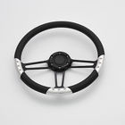 121011-q-ch1 Flashpower Billet Steering Wheels Black Full Wrap Gmc 840529119759