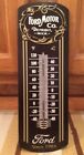 12x4 Ford Parts Thermometer Coupe Hot Rod Model Mobil Texaco Gas