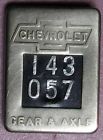 143057 Chevrolet Rare Original Early