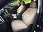 160-tan Protech Two Front Car Seat Cover Poly Cloth 756201935947