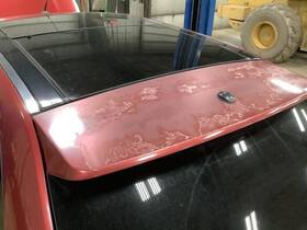 169-00417b Rear Spoiler Smooth Painted With Sirius Antenna Cap Fits 07-11 Edge 331531