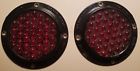 19070 Vintage Glass Marble Reflector Nobby Early Truck Trailer Red
