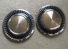 2401825 Chrysler Vtg Nos Newport Mopar Wheel Covers Silver Black Hub