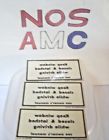 2471 312 Amc Am American Motors Three Nos Gremlin Rear Hatch Window
