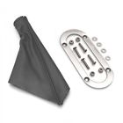 315493eb1456221 American Shifter Company Emergency Brake Grey Boot Stainless Trim Ring