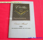 3rom53 Unbranded Cadillac Owners Manual Booklet Book