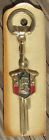 4018 Pkymouth Early Original Nos Plymouth Logo Gold Key And Keychain