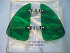 431297 Deflectors New Pair Of Green Colored Vintage Style Air Vent