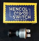5018 Hencol Nos Vintage Black Bakelite Push Pull Light Switch Car