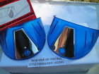 654776 Vintage Style New Pair Of Accessory Blue Head Light Visors
