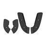 655475 Mustangs Unlimited Seat Hinge Cover Set Black Mustang Cougar