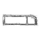 69-13448-f Counterparts Chevy Gmc Truck Tail Light Bezel Fleetside Lh And