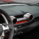 70005003 Ferrari Genuine Superfast Red Air Vent Rings Kit Oem New