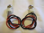 70303 Upi Led Lighted Chrome License Plate Bolts Pair Hot Rod