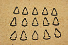 755100 Mopar Plymouth Dodge Center Hood Moulding Clips Trim Lot Of