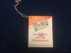 7598-56 Ford Motor Company Thunderbird Inside Mirror Cigarette Lighter Dealer Sales
