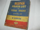 81-070-0026 Mopar Parts Catalog List Issued Dodge Ram Trucks
