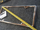 8798656 Plate Frame New Single Chrome To Vintage Style California License