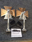 88732552 Mirrors New Pair Right And Left Maltese Style Straight Arm