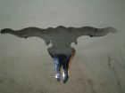 90221 Grand General Chrome Small Long Horn Skull Mud 760479902211