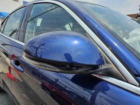 128.al1g18 Alfa-romeo 2017-2018 Giulia Passenger Side View Mirror Blue With Power Folding