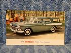 Am-59-7019e Rambler Super Cross Country Wagon Original Advertising Postcard