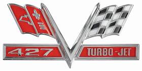 P-ch28630 Amd Auto Metal Direct Fender Emblem Fits Chevrolet El Camino Chevelle