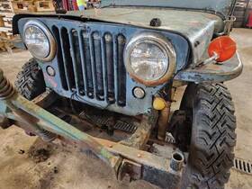 104.am1s46 American Motors 1946 Willys Cj Jeep Grille 1135853