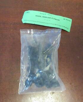 F-863 Amk 1971-73 Mustang New Hood Ram Air Plenum Mounting Hardware