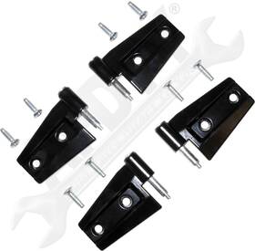 55395384k4 Apdty 171987 Door Hinge Kit Set Of 4 Hinges Upper Or Lower Replace