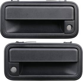 Dh080 Apperfit All Metal Exterior Door Handle Front Compatible With 1995-2000 Black