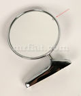 Ar-gtv-213x Unbranded Alfa Romeo Spider Side View Embossed Round Mirror Oem