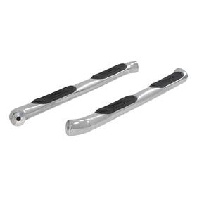 202019-2 Aries 3 Inch Round Stainless Steel Nerf Bar Steps Boards For 14-21 Toyota Highlander