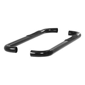 203017 Aries 3in Round Black Nerf Bars Side Steps For 2004-2008 Ford F-150 Standard Cab