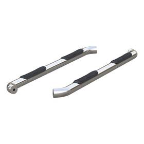 204051-2 Aries 3in Round Stainless Side Step Nerf Bars For 2015-2025 Colorado/canyon Crew