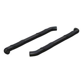 209018 Aries 3in Round Black Nerf Bars Side Truck Steps Part#