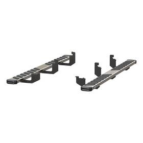 2553026 Aries Novatrac 6x85in Black Steel Running Boards Truck Steps Nerf Bars