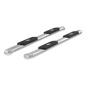 S225019-2 Aries Oval Nerf Bars Steps 4in Stainless For 2010-2016 Ram 2500/3500 Crew Cab