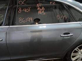 130-50537bl Audi Driver Left Rear Side Door Without Laminated Glass Fits 11-18 A8 1390976