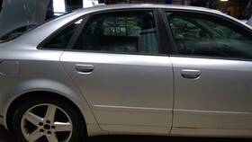 130-58626r Audi Passenger Rear Right Side Door Thru Vin 400000 Sedan Silver 02-05 A4 101523