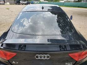 169-51131 Audi 2012 2018 A7 Oem Complete Rear Spoiler Black With Lights And Camera
