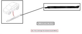 Audi 189.au1u21 Left Blk Rocker Panel Moulding Oem 2021 A6 4k0 853 855 A Gru
