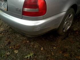 190-58599a Audi Rear Bumper Model Vin D 8th Digit Sedan Fits 96-02 A4 147805