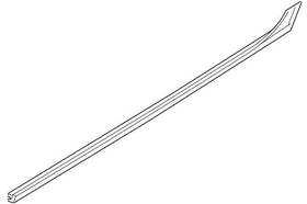 4g8853855dgru Audi Left Blk Rocker Panel Moulding Oem 2013 A7