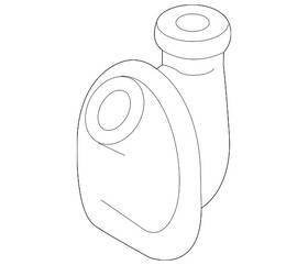 8u0-959-845 Audi Genuine Harness Insulator